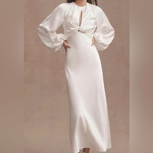 Significant Other Demi Long Sleeve Column Gown